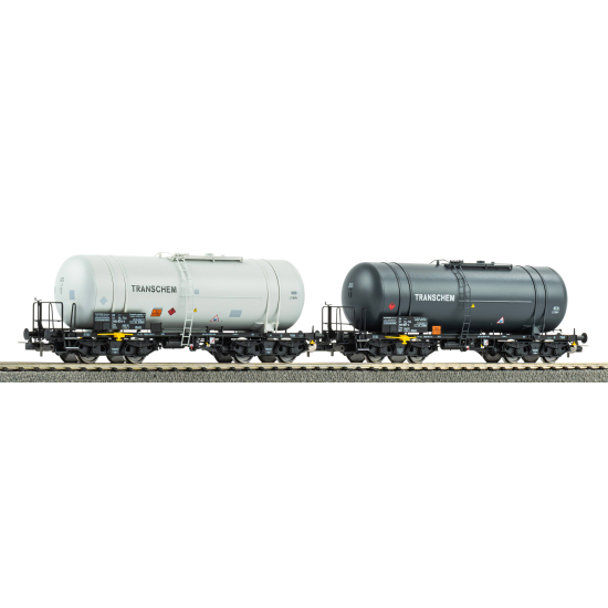 PIKO 28312  Zestaw 2 wagonów towarowych cystern typ 406Rb PL-TM H0 1:87